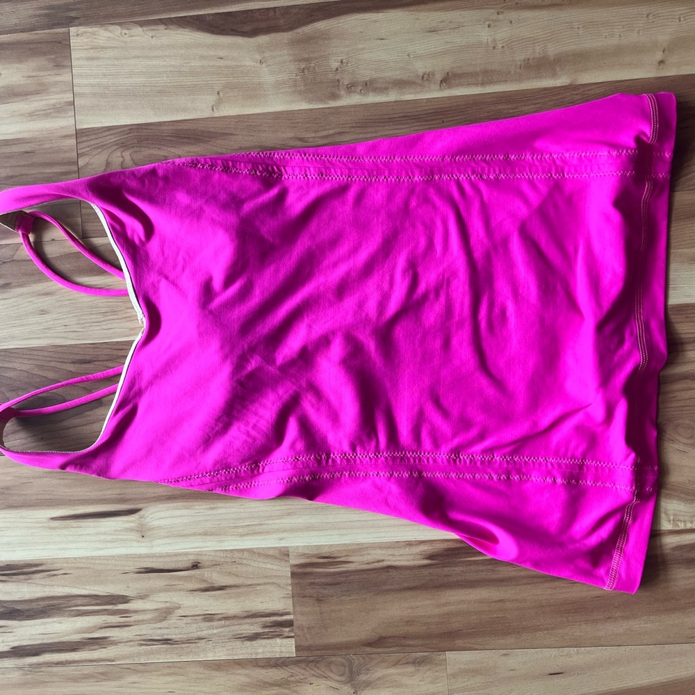 Vibrant Pink Lululemon Tank Top